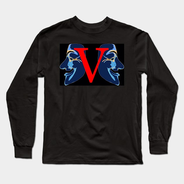 V for Vendetta design A Long Sleeve T-Shirt by dltphoto